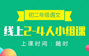 初二年級(jí)語(yǔ)文線上2-4人小組課