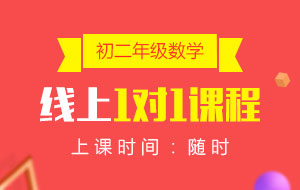 初二年級(jí)數(shù)學(xué)線上1對(duì)1課程