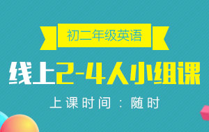 初二年級(jí)英語(yǔ)線上2-4人小組課