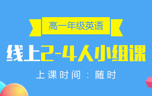高一年級(jí)英語(yǔ)線上2-4人小組課