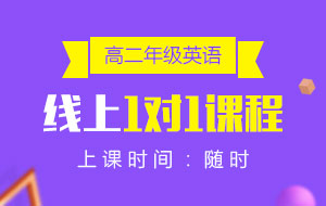 高二年級(jí)英語(yǔ)線上1對(duì)1課程