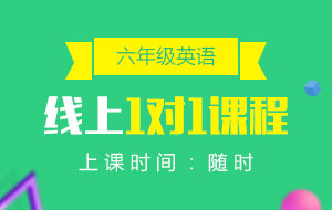 六年級(jí)英語(yǔ)線上1對(duì)1課程